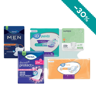 niet-herbruikbaar incontientiemateriaal